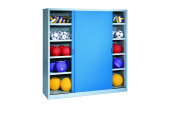 ARMOIRE SALLE DE SPORT PORTES COULISSANTES