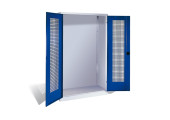 ARMOIRE SALLE DE SPORT PORTES PERFOREES VIDE