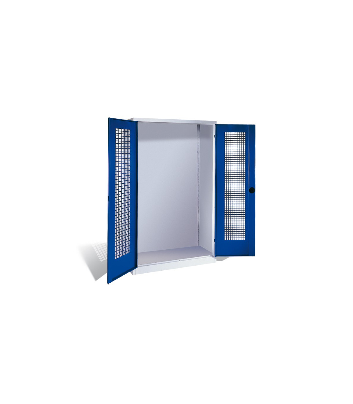 ARMOIRE SALLE DE SPORT PORTES PERFOREES VIDE