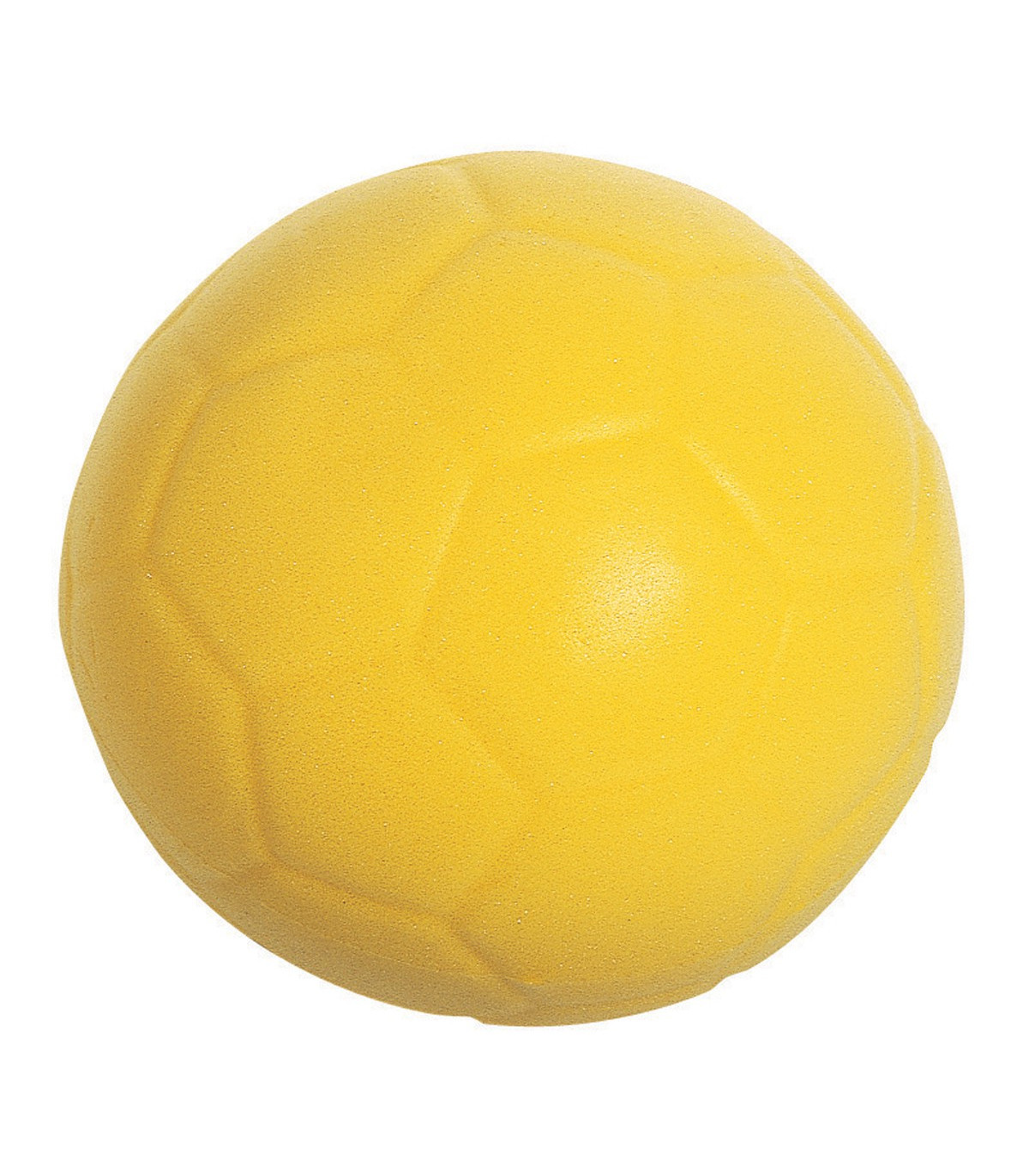 BALLON FOOTBALL MOUSSE JAUNE
