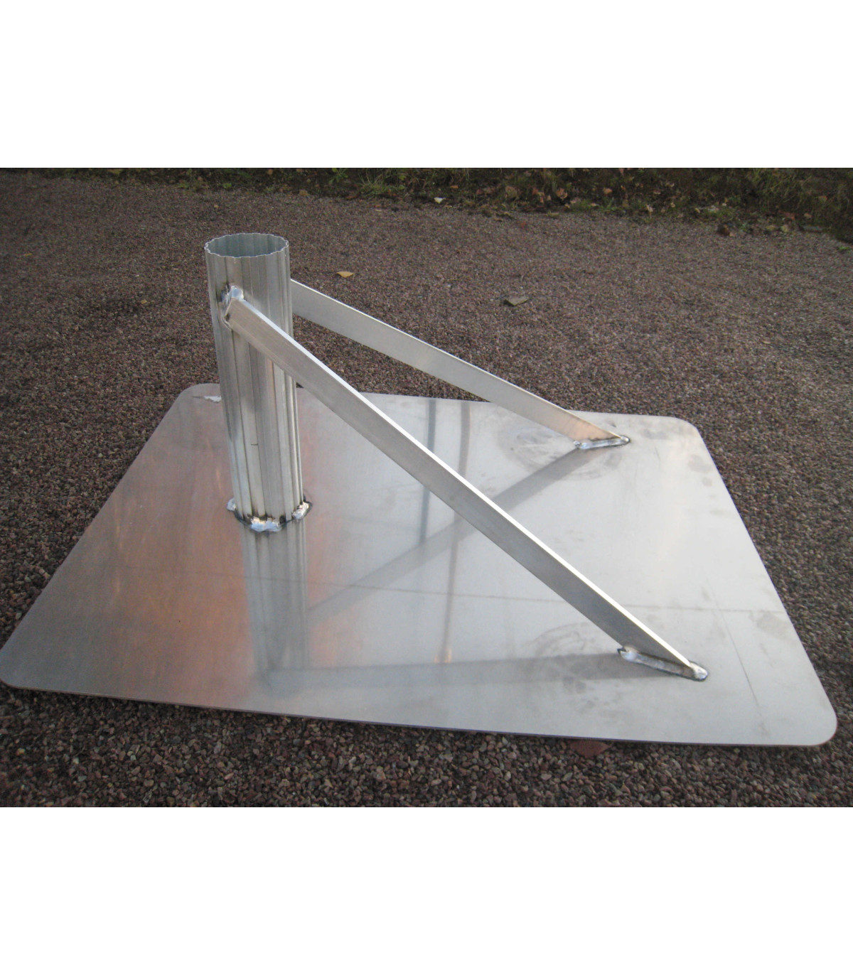 EMBASE POTEAUX BEACH VOLLEY EN ALUMINIUM