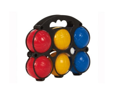 LOT DE 6 BOULES DE PÉTANQUE EN PLASTIQUE