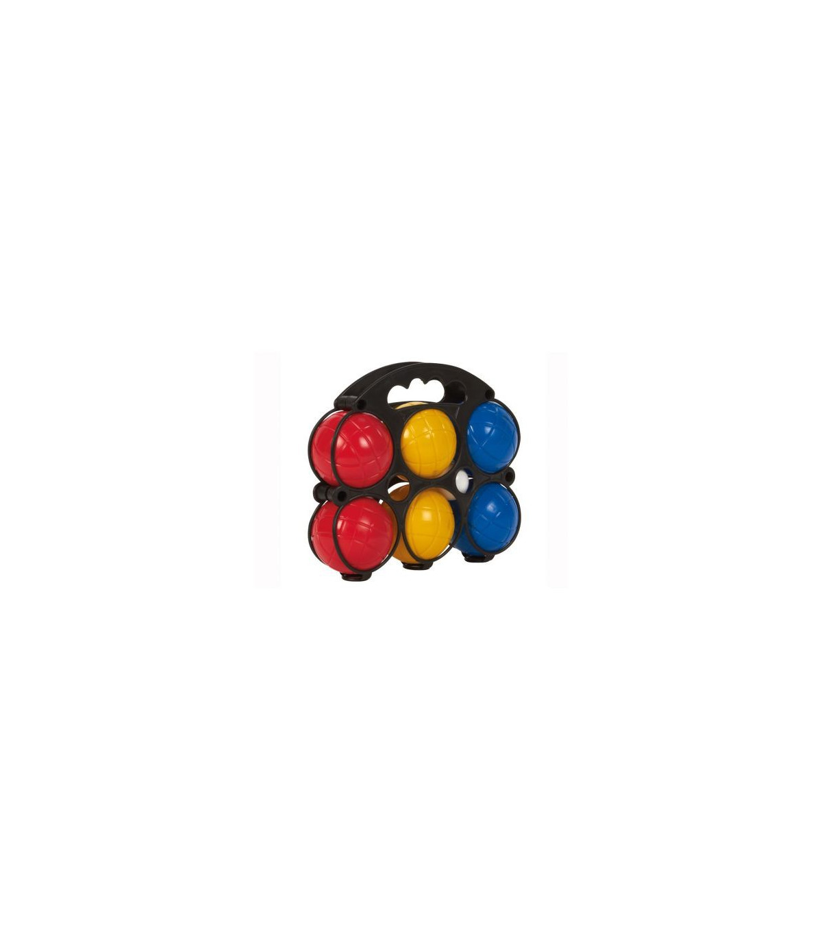 LOT DE 6 BOULES DE PÉTANQUE EN PLASTIQUE