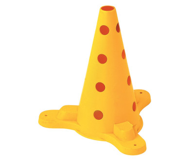 CONE 16 TROUS AVEC ENCOCHE 35 CM