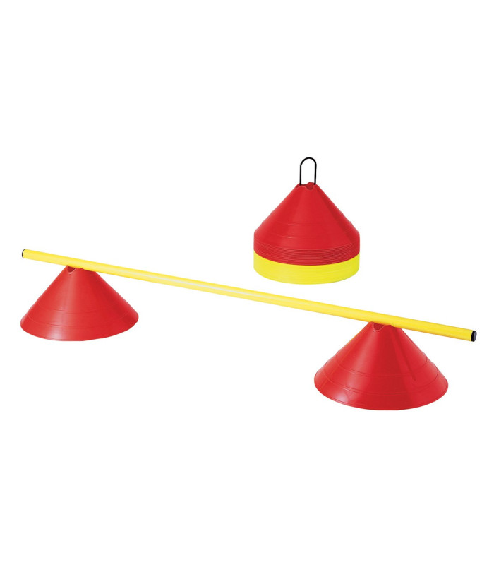 LOT DE 10 PLOTS DE SPORT FENDUS