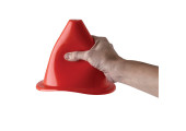 CONE DE SPORT SOUPLE 18  CM ROUGE
