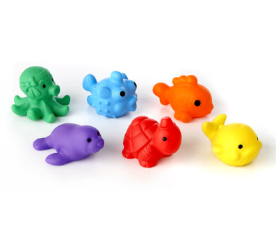 LOT DE 6 ANIMAUX A lANCER