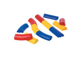 LOT DE 6 POUTRES DROITES ET 6 POUTRES COURBES