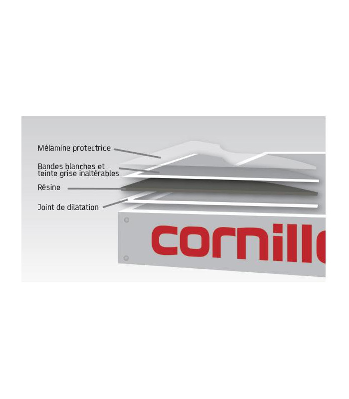 ZOOM PLATEAU TABLE PING PONG COLLECTIVITÉS PARK CORNILLEAU