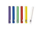 LOT DE 6 TEMOINS BATONS RELAIS PVC