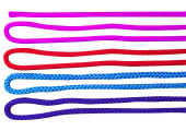LOT DE 4 CORDES GYMNASTIQUE RYTMIQUE