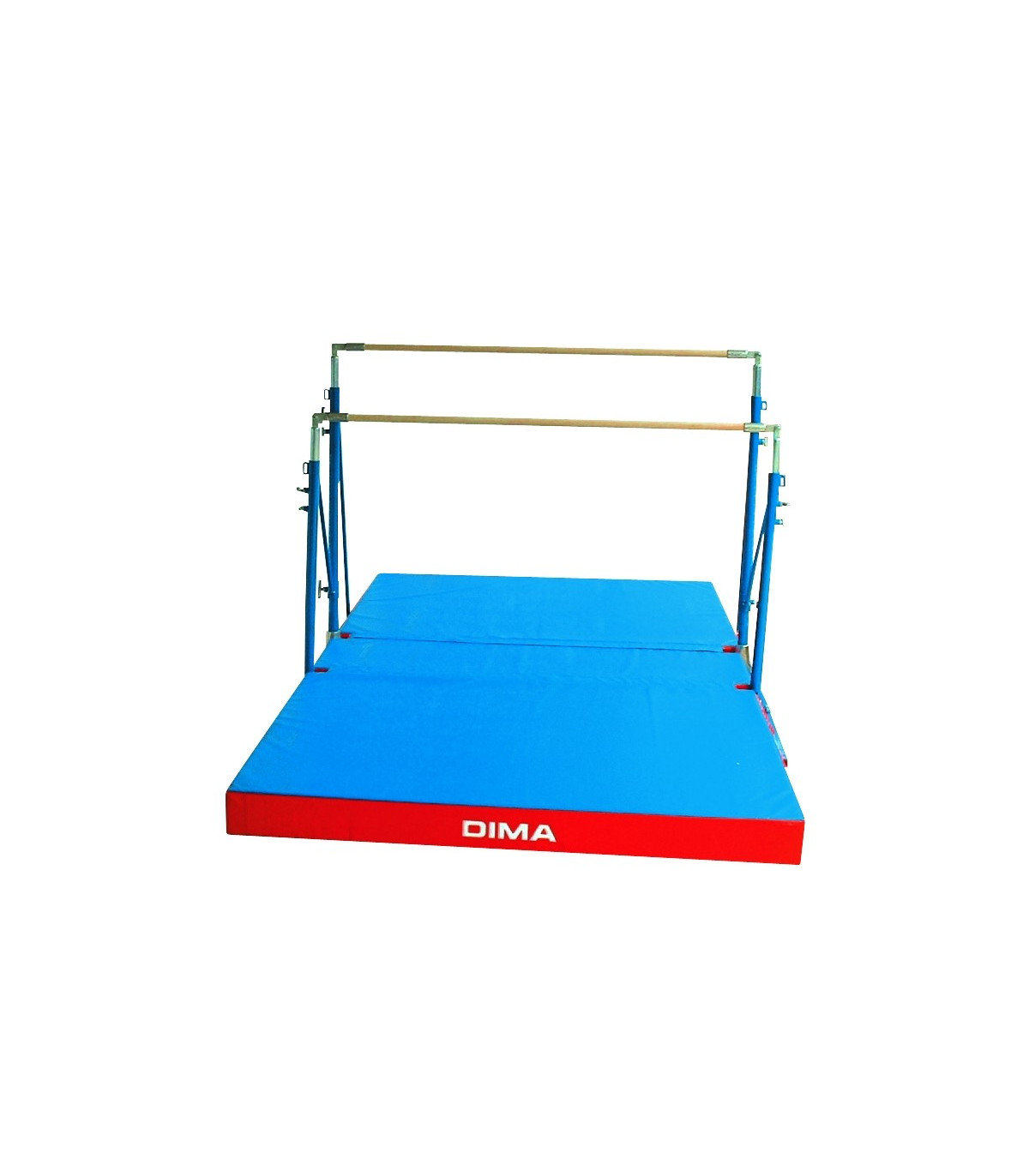 BARRES ASYMETRIQUES AVEC MATELAS INTÉGRÉ