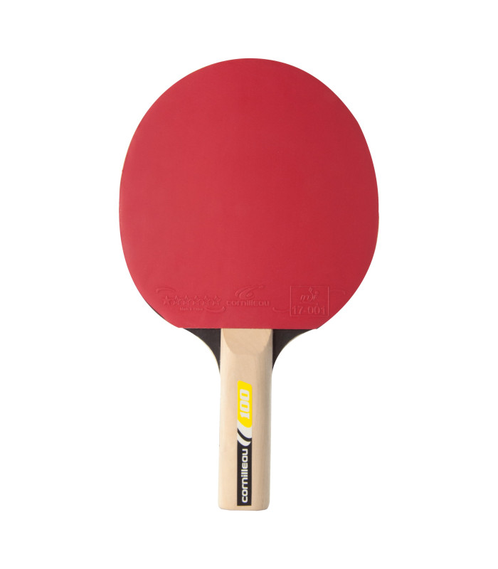 RAQUETTE PING PONG SPORT 100 CORNILLEAU FACE ROUGE