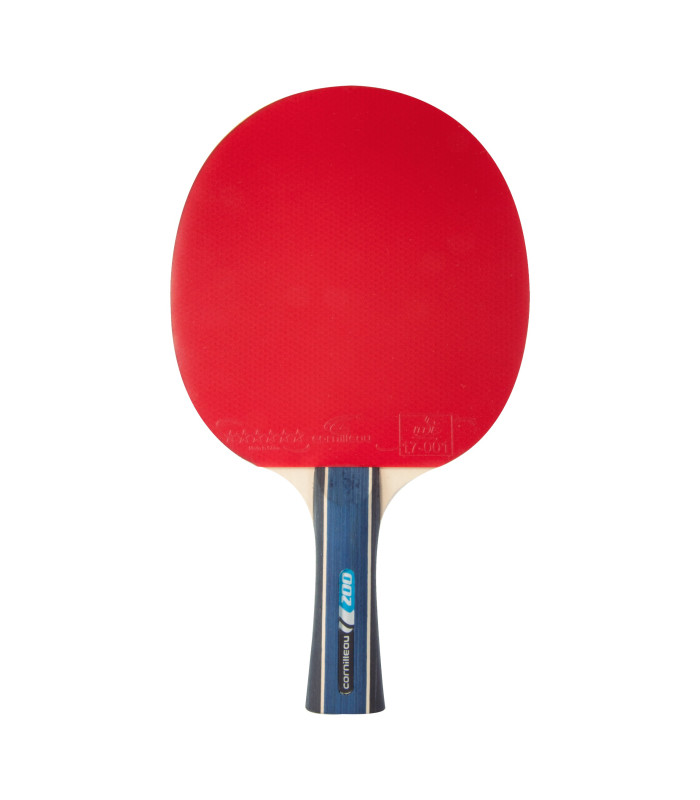 RAQUETTE PING PONG SPORT 200 CORNILLEAU FACE ROUGE