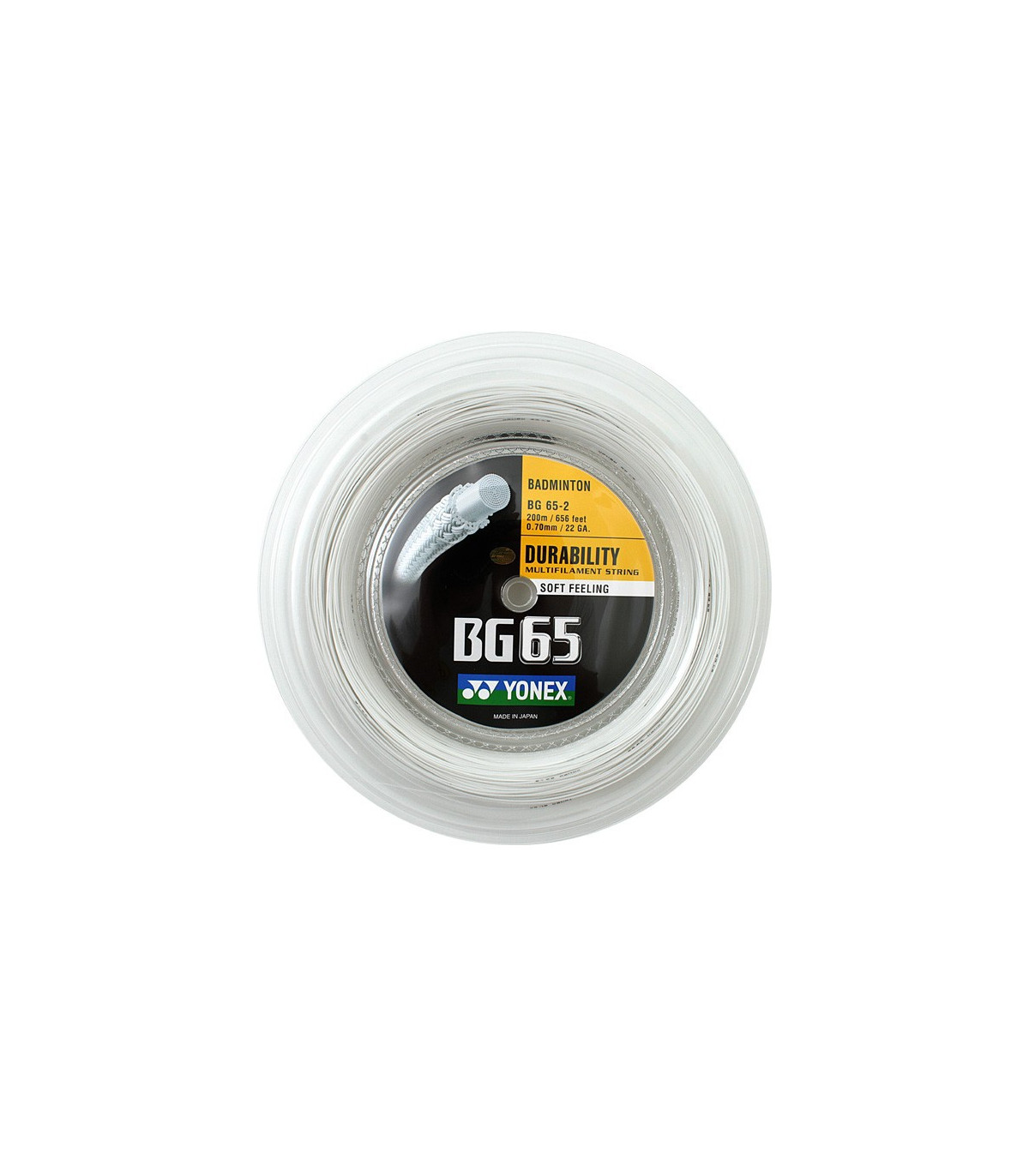  BOBINE DE CORDAGE BADMINTON BG 65 200 M