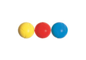 LOT DE 3 BALLES MOUSSE 70 MM