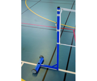 PAIRE DE POTEAUX BADMINTON AUTOSTABLES 25 KG