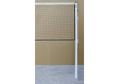 PAIRE DE POTEAUX BADMINTON COMPETITION A SCELLER DANS FOURREAUX