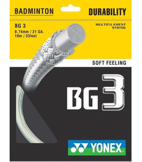 ROULEAU DE CORDAGE BADMINTON BG 3 10 M
