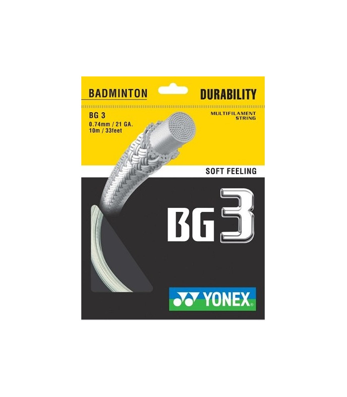 ROULEAU DE CORDAGE BADMINTON BG 3 10 M