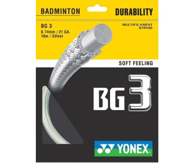 ROULEAU DE CORDAGE BADMINTON BG 3 10 M