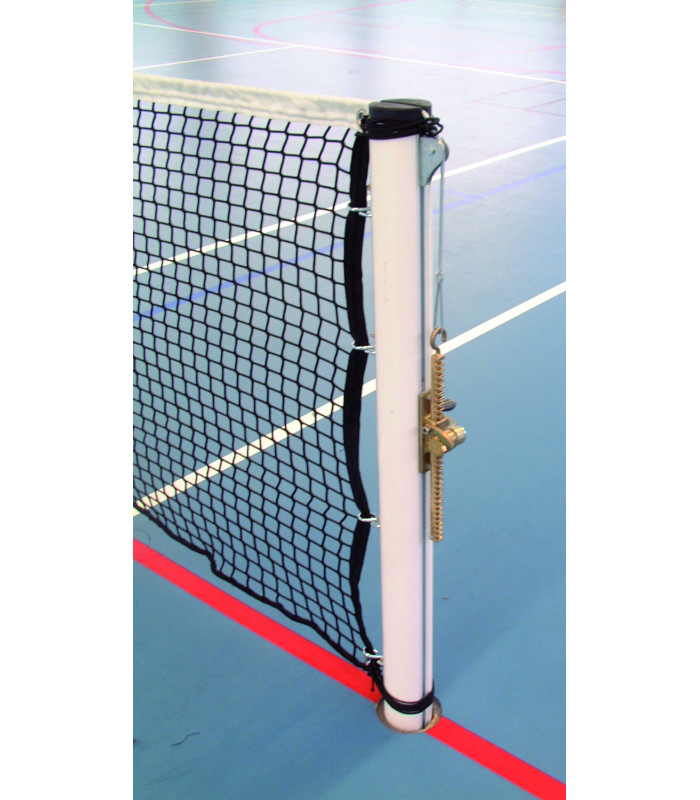 PAIRE DE POTEAUX TENNIS ALUMINIUM RONDS