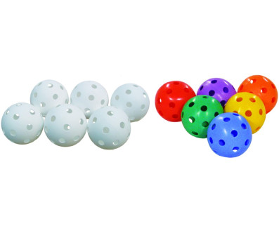 LOT DE 6 BALLES UNIHOCKEY