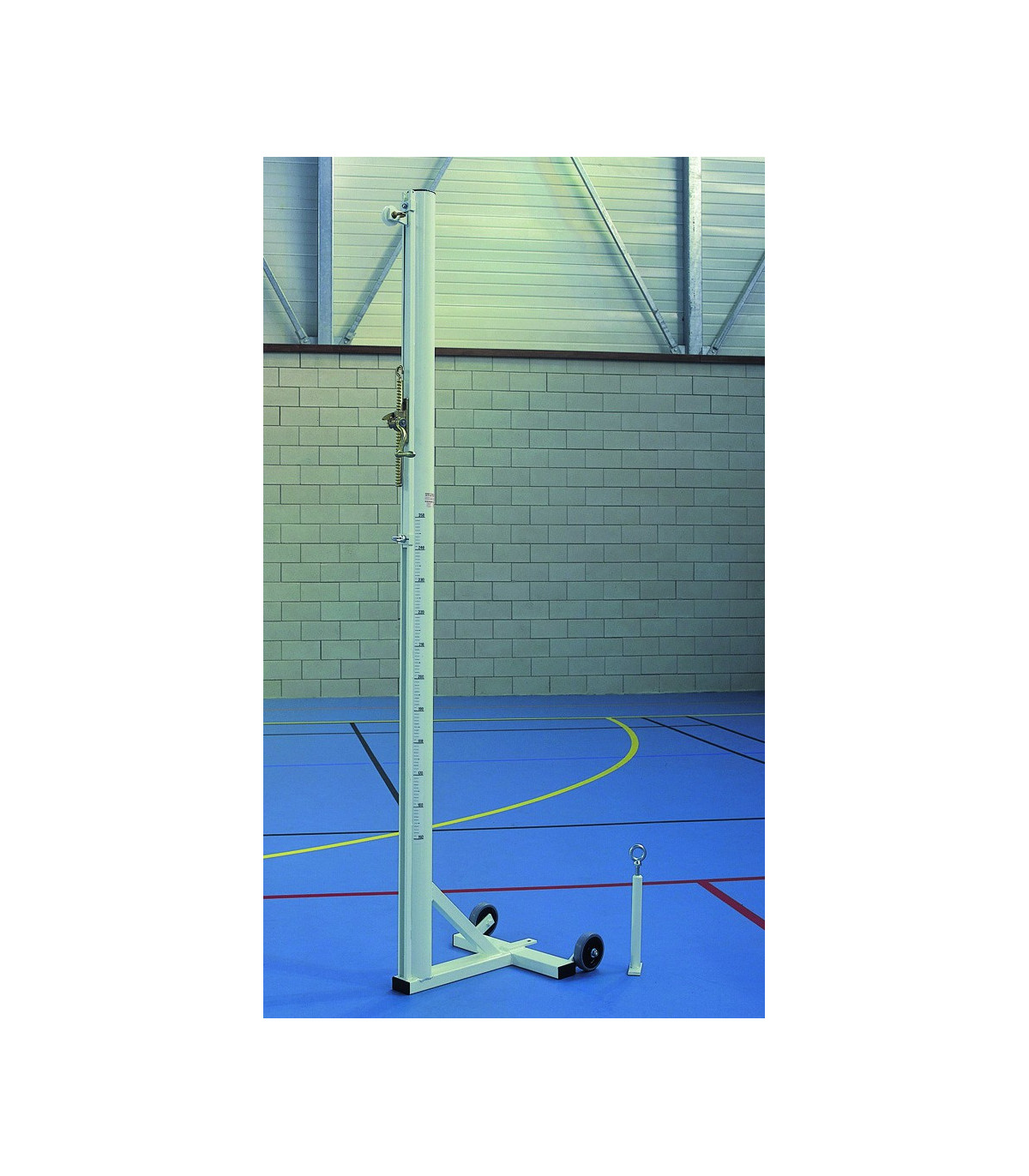 PAIRE DE POTEAUX VOLLEY-BALL SCOLAIRES MOBILES ALUMINIUM
