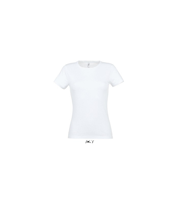 TEE-SHIRT BLANC 150 G FEMME