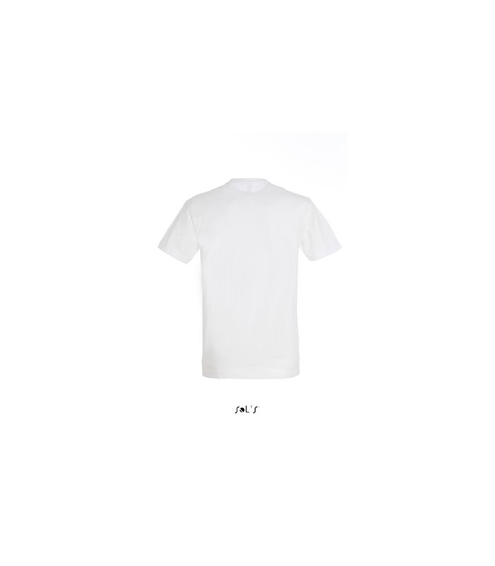 TEE-SHIRT BLANC 190 G ENFANT VUE DOS