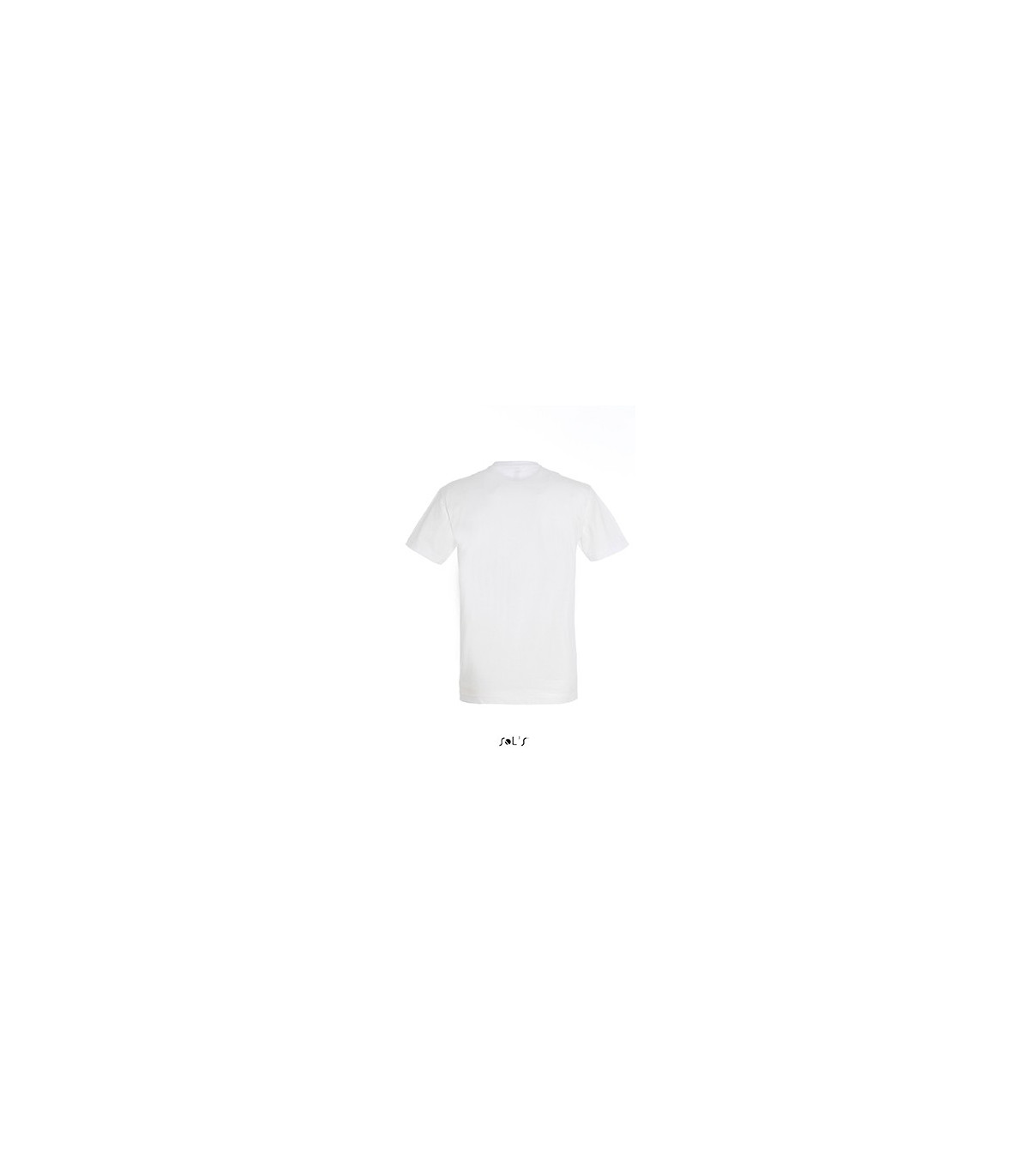 TEE-SHIRT BLANC 190 G ENFANT VUE DOS