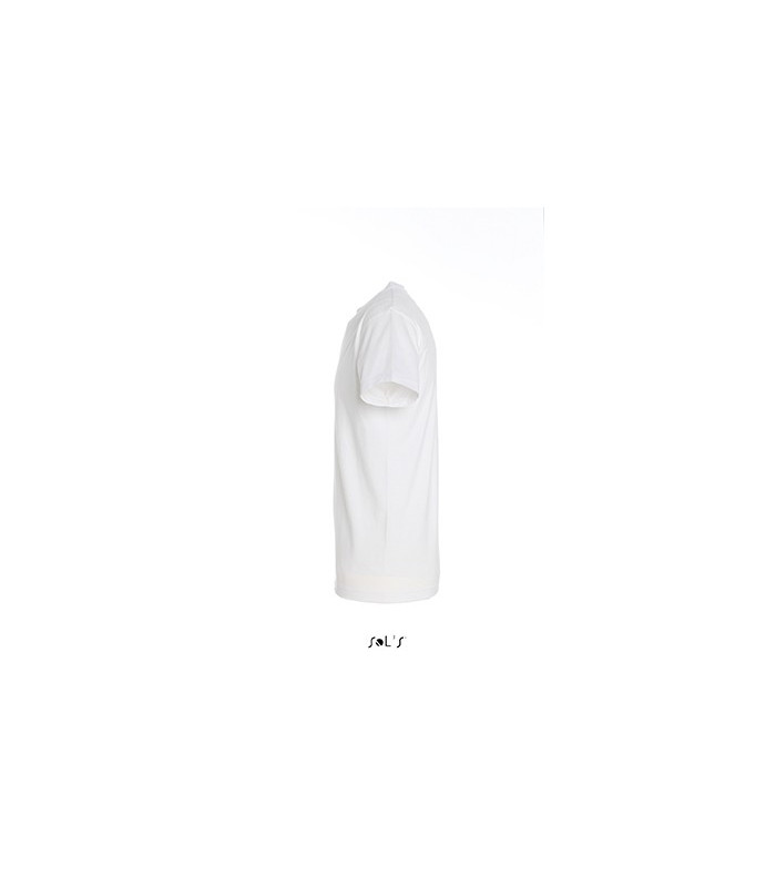 TEE-SHIRT BLANC 190 G ENFANT VUE PROFIL