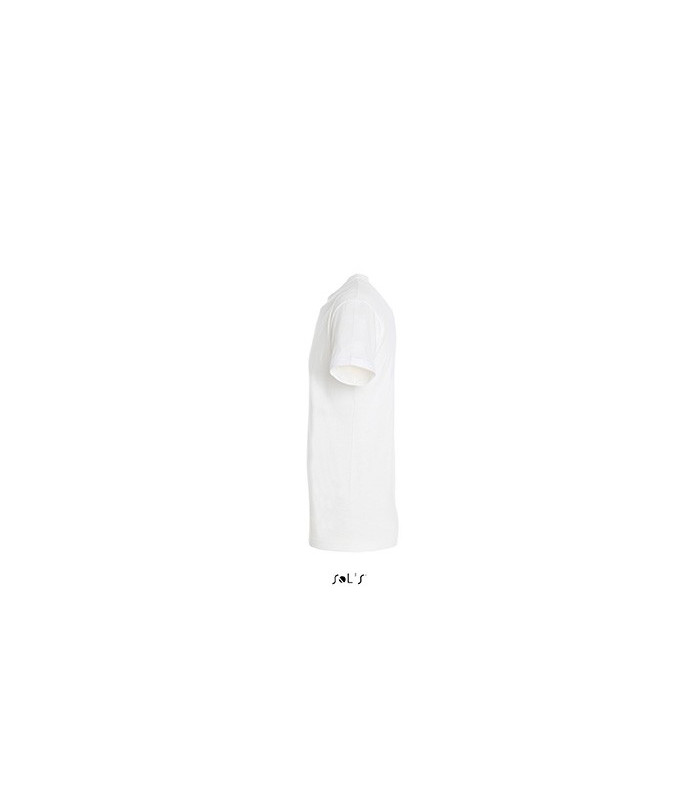 TEE-SHIRT BLANC 150 G ENFANT VUE PROFIL