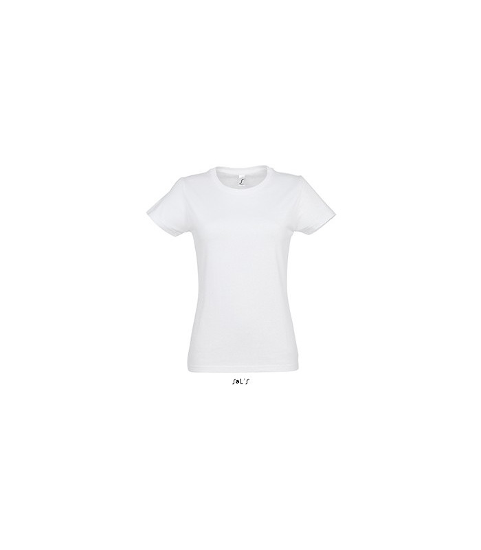 TEE-SHIRT BLANC 190 G FEMME
