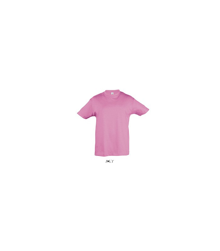 TEE-SHIRT COULEUR 150 G ENFANT ROSE