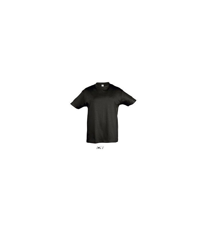 TEE-SHIRT COULEUR 150 G ENFANT NOIR