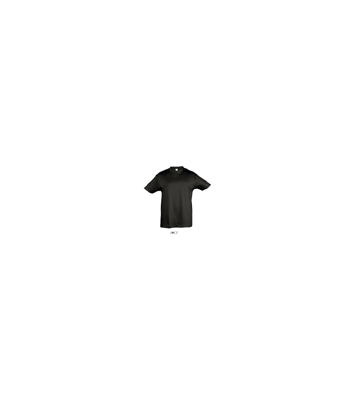 TEE-SHIRT COULEUR 150 G ENFANT NOIR