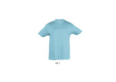 TEE-SHIRT COULEUR 150 G ENFANT BLEU TURQUOISE