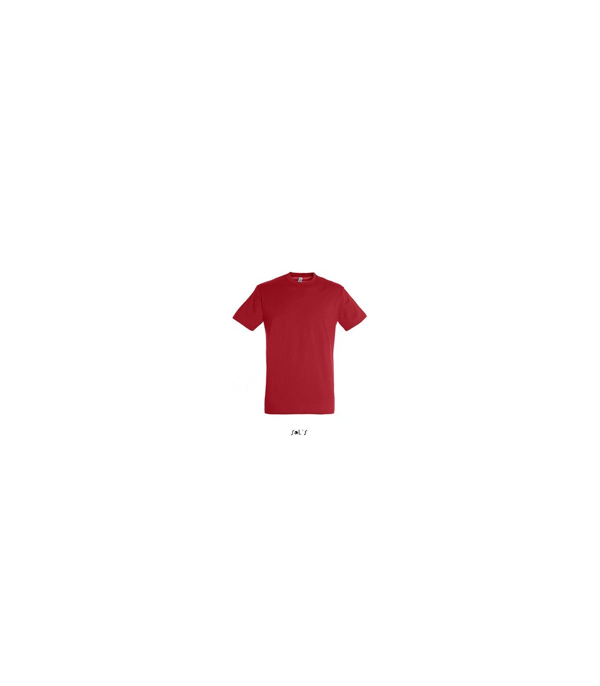 TEE-SHIRT COULEUR 150 G MIXTE ROUGE