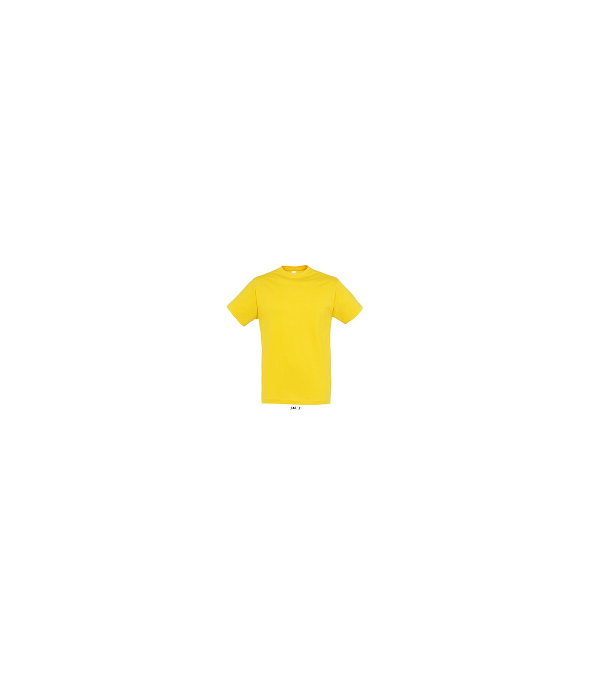 TEE-SHIRT COULEUR 150 G MIXTE JAUNE