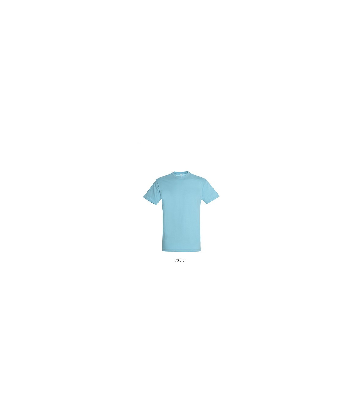 TEE-SHIRT COULEUR 150 G MIXTE BLEU CIEL