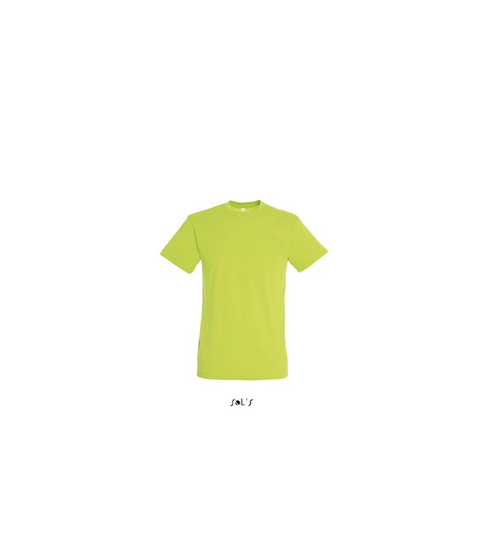 TEE-SHIRT COULEUR 150 G MIXTE VERT POMME