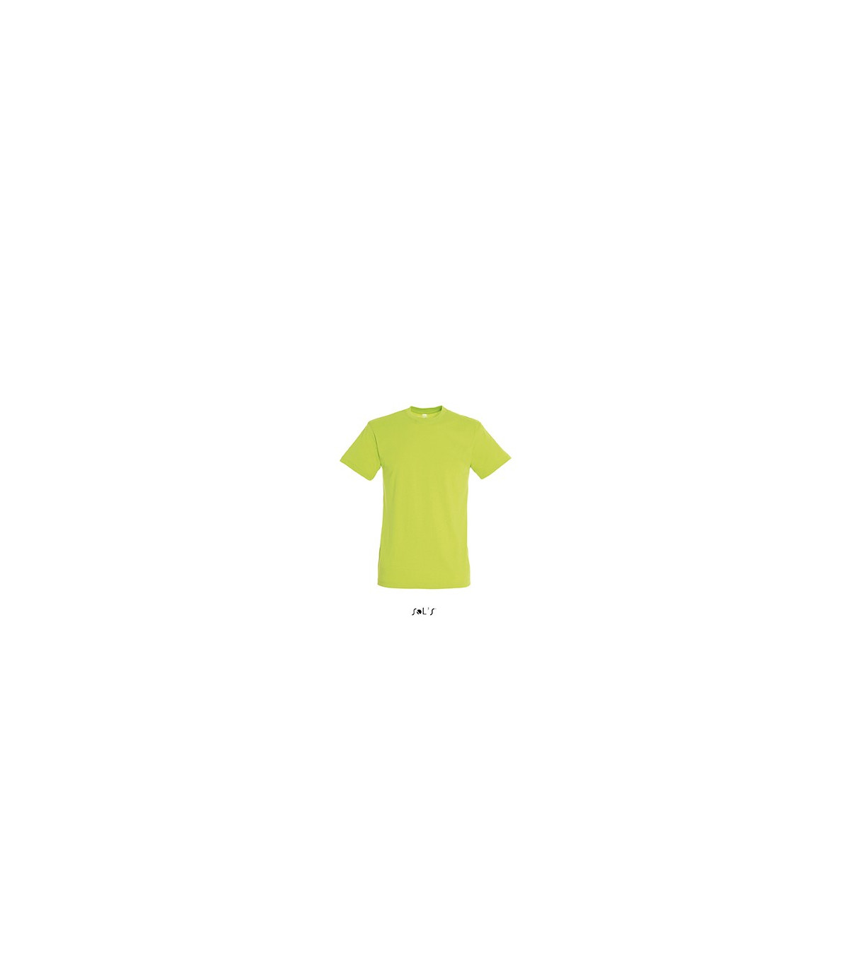 TEE-SHIRT COULEUR 150 G MIXTE VERT POMME