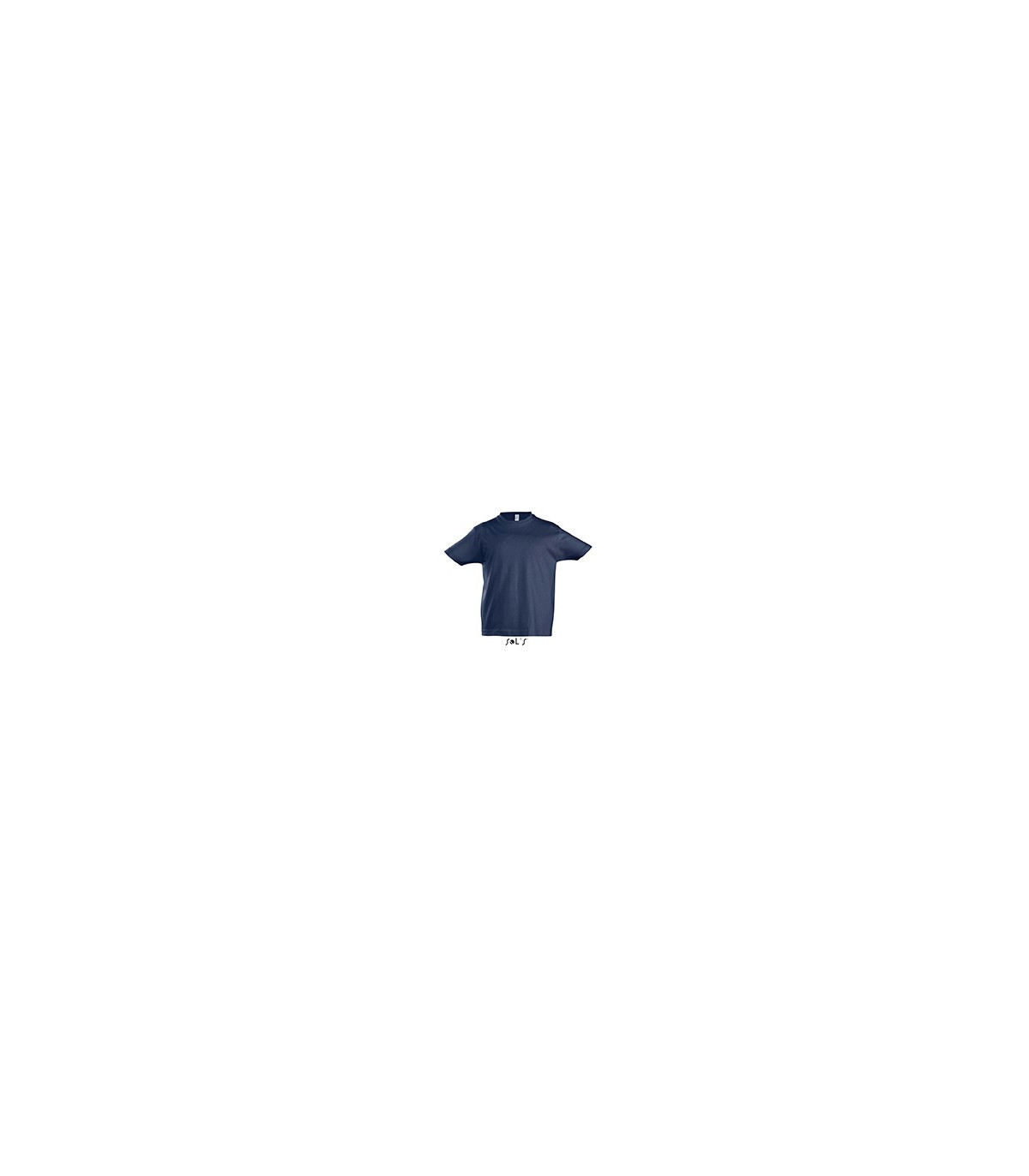 TEE-SHIRT COULEUR 190 G ENFANT MARINE