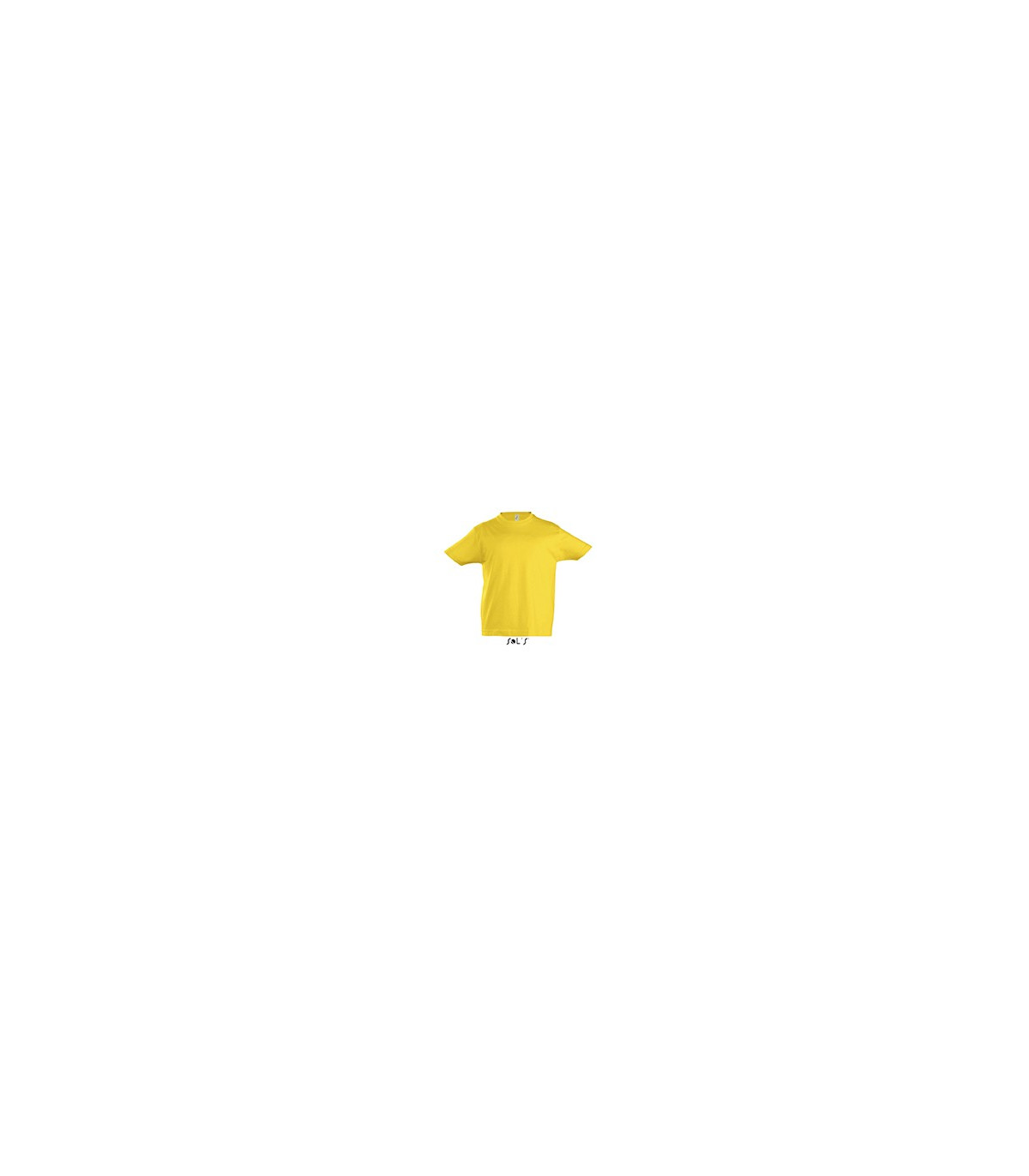 TEE-SHIRT COULEUR 190 G ENFANT JAUNE