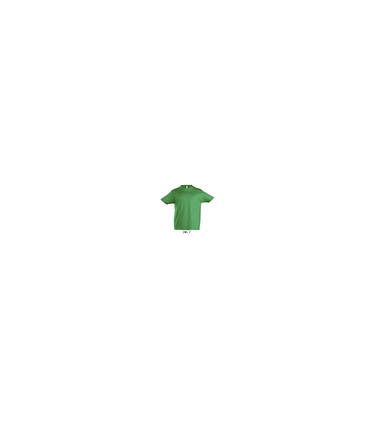 TEE-SHIRT COULEUR 190 G ENFANT VERT