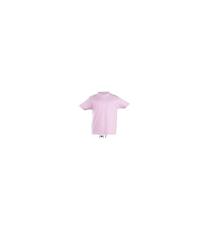 TEE-SHIRT COULEUR 190 G ENFANT ROSE