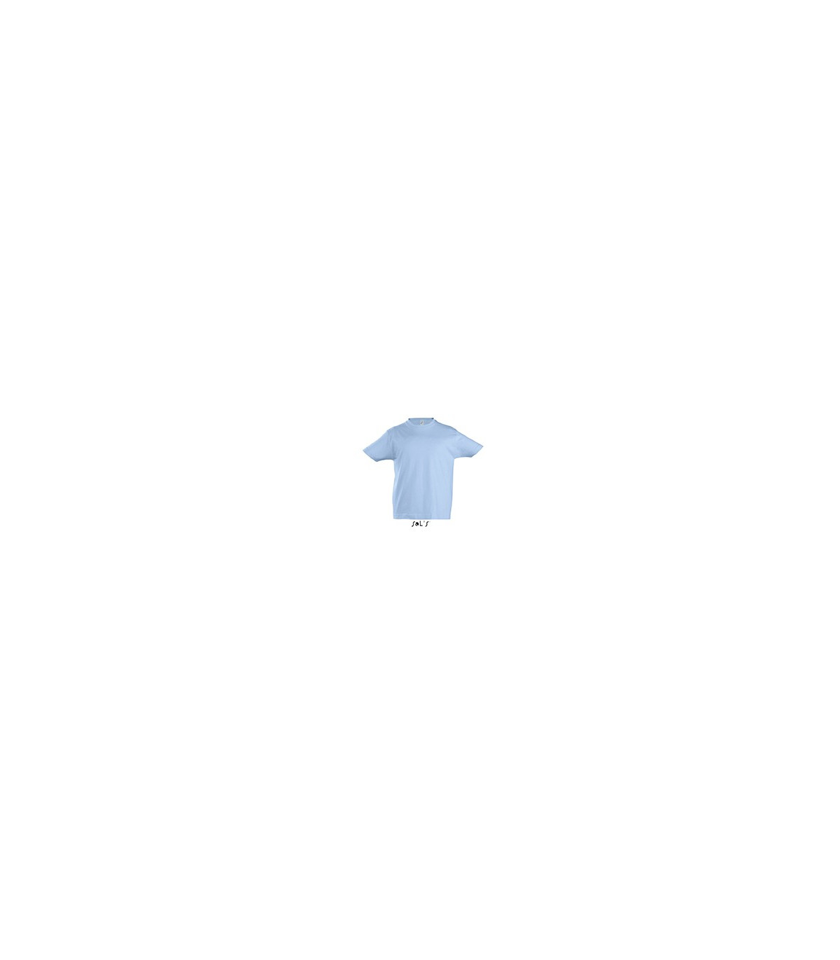 TEE-SHIRT COULEUR 190 G ENFANT BLEU CIEL