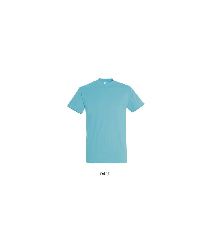 TEE-SHIRT COULEUR 190 G MIXTE BLEU TURQUOISE