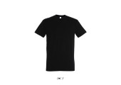 TEE-SHIRT COULEUR 190 G MIXTE NOIR